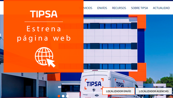 TIPSA renueva su página web